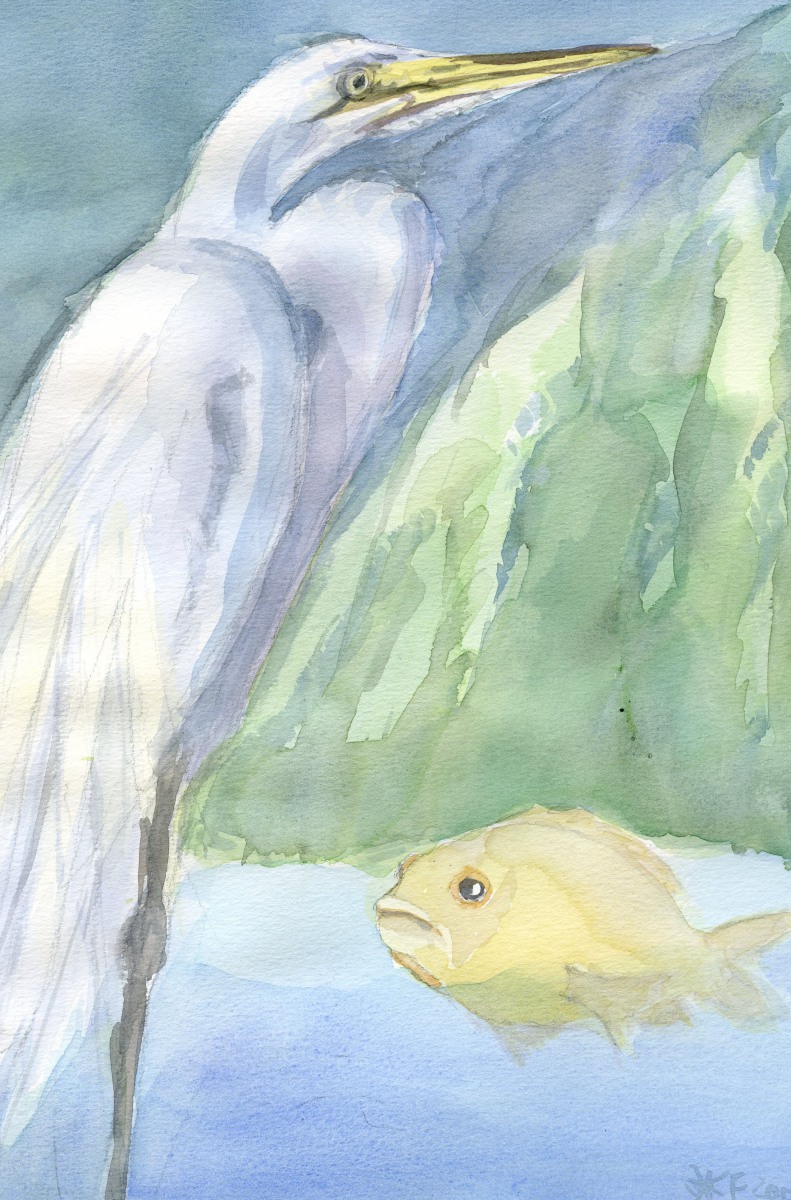 Der-Reiher-Buch-7-Fabel-4-Aquarell-24x30-cm-2003