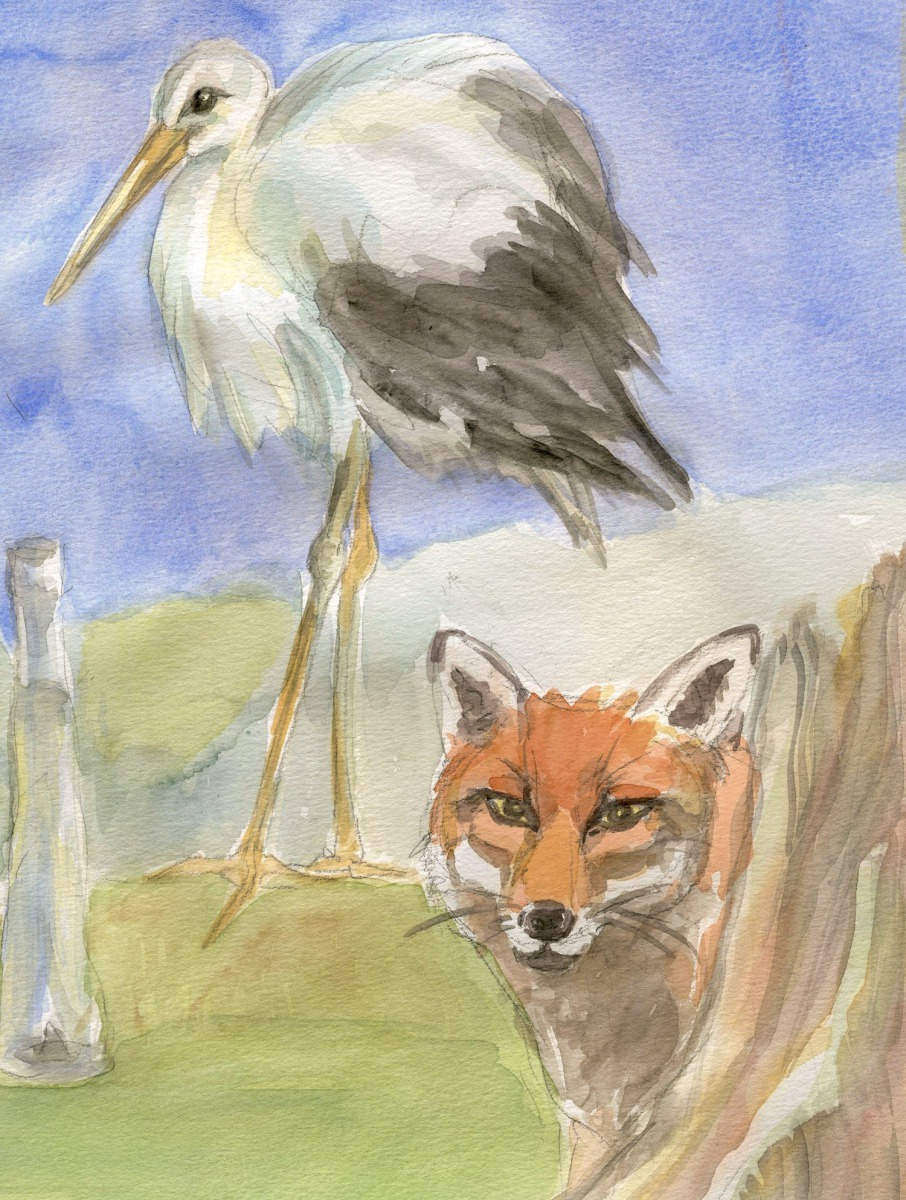 Der Fuchs und der Storch