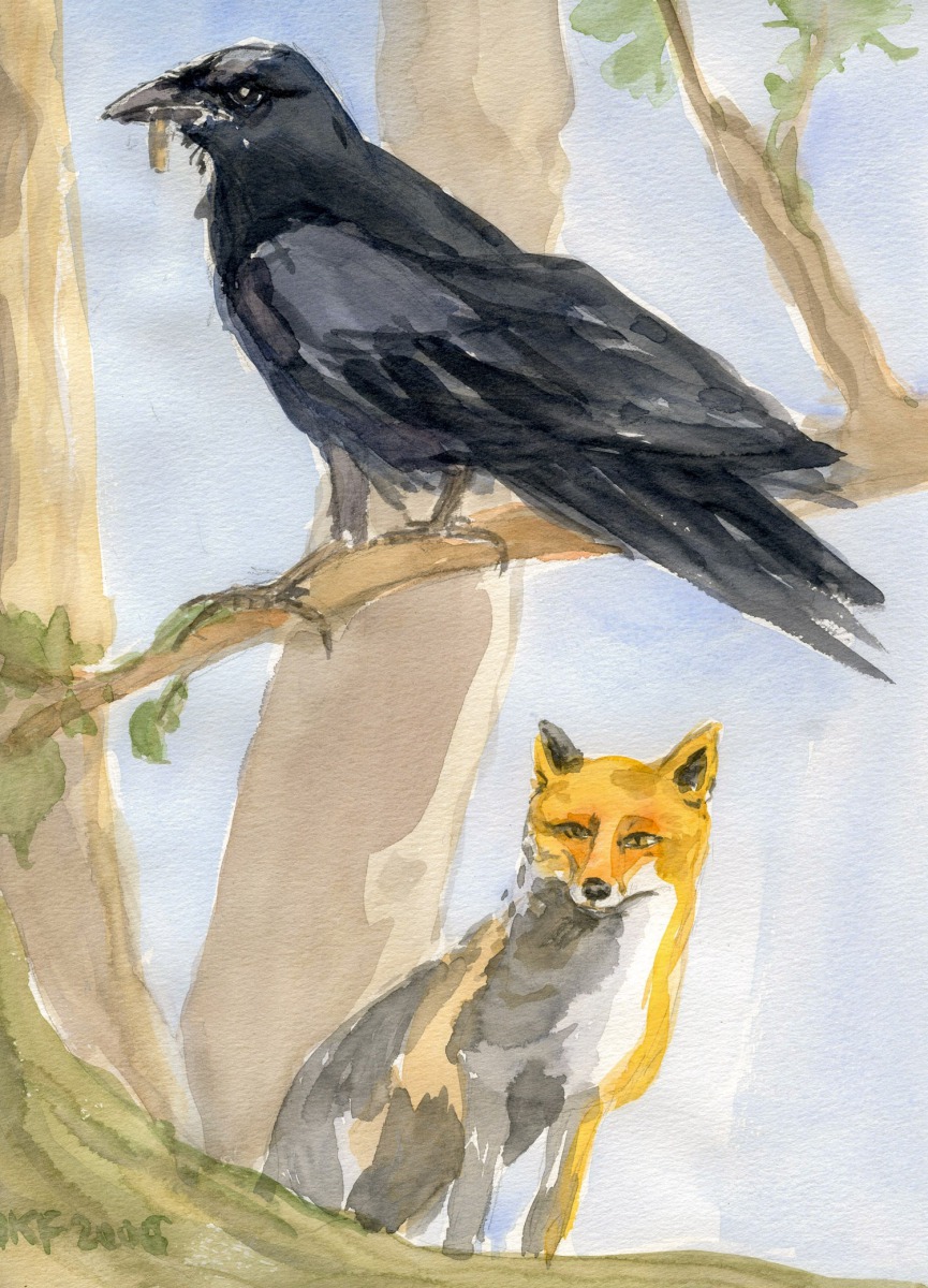 Der Rabe und der Fuchs