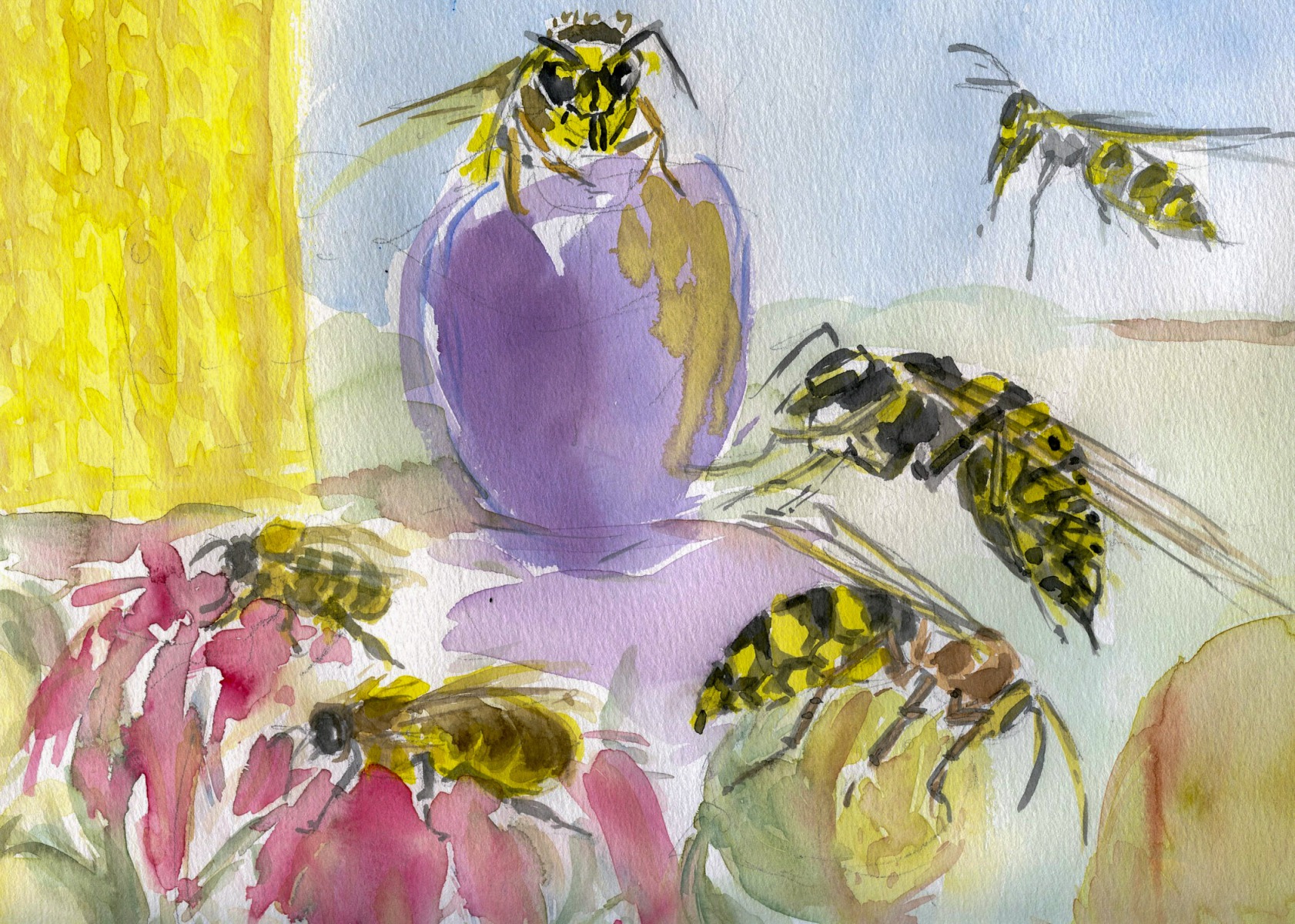 Hornissen und Bienen, Variante