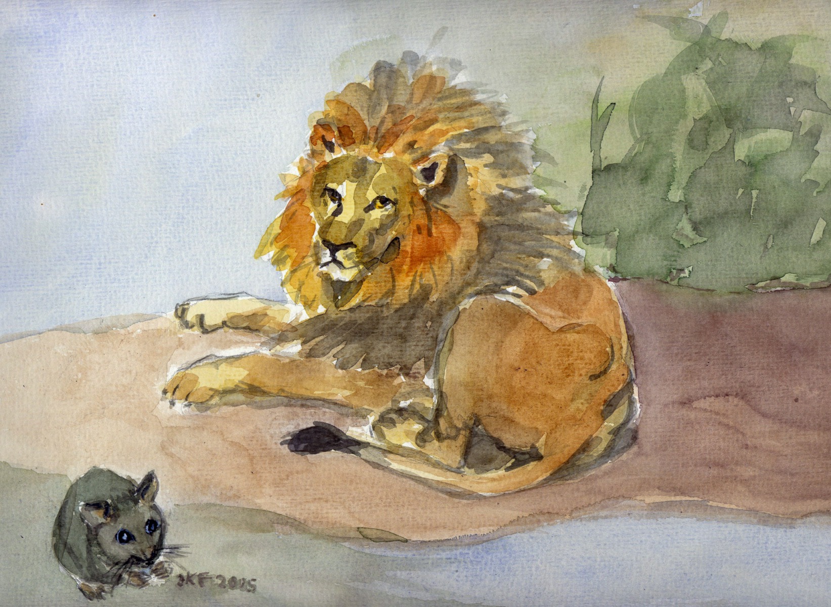 Der Löwe und die Ratte