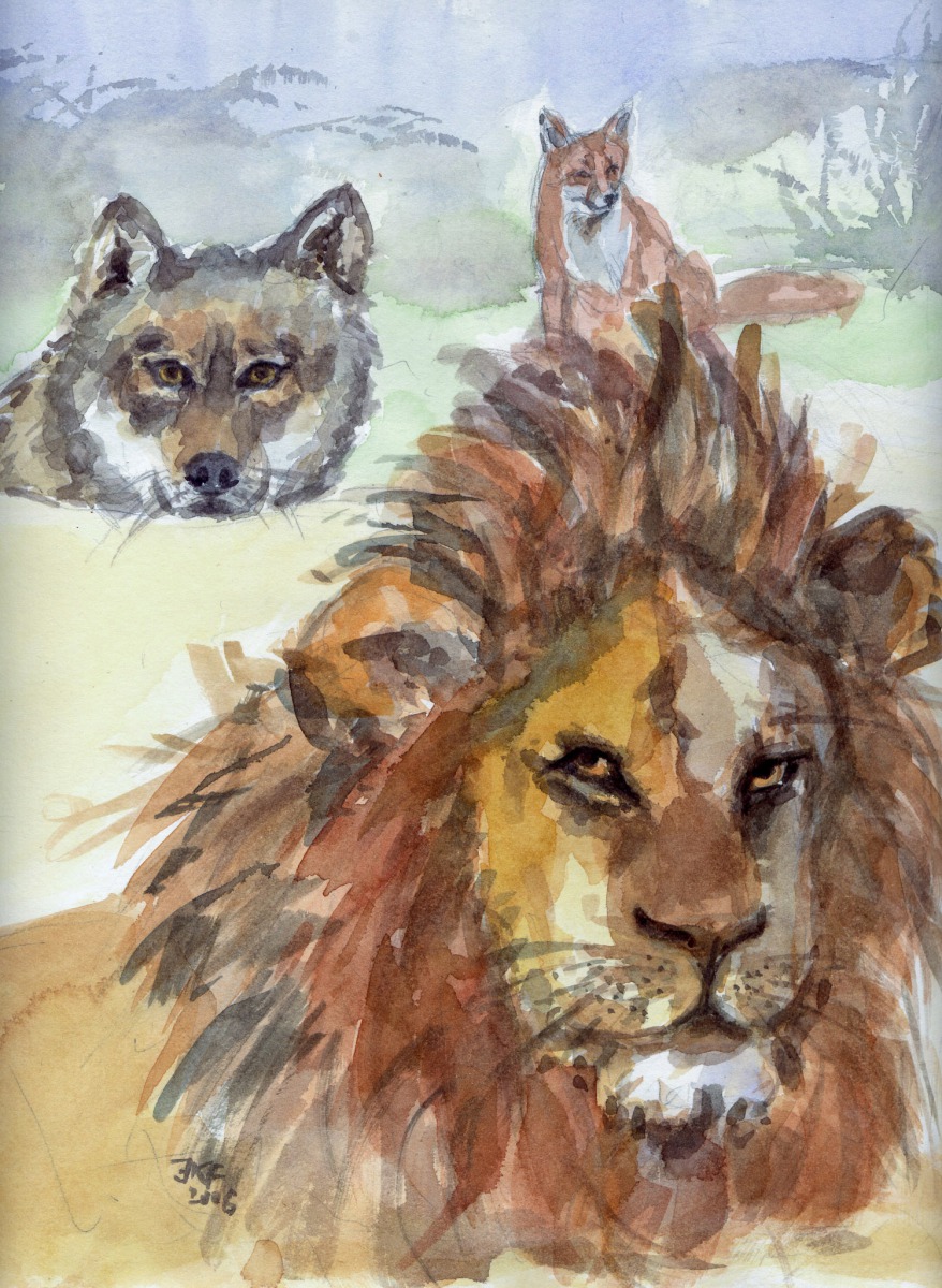 Der Löwe, der Wolf und der Fuchs
