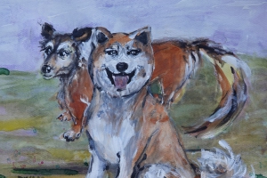 Buch-8-Fabel-24-Die-Erziehung-Aquarell-Mischtechnik-30x40-cm-2025