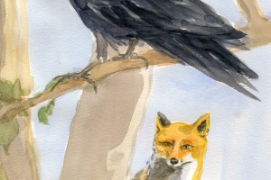 Der Rabe und der Fuchs