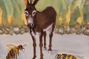 Die Hornisse und die Bienen