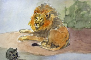 Der Löwe und die Ratte