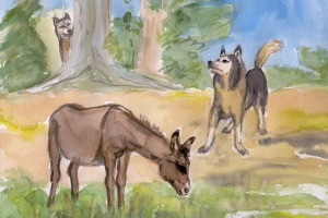 Der Esel und der Hund