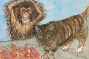 Der Affe und die Katze