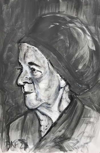 Hildegard-F.-Graphit-Aquarell-2025-36x48-cm