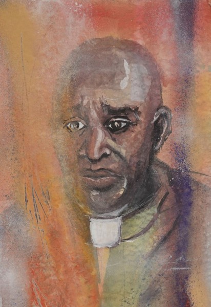 Afrikanischer Christ - 30x40 cm 2024