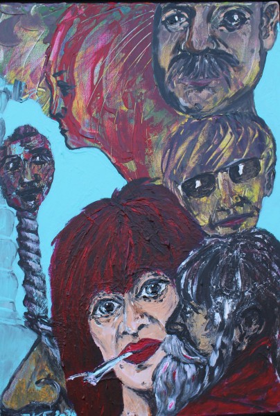 Lebenslinien – Acryl 50x70 cm 2024