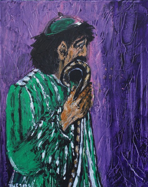 Schamane – Acryl 40x50 cm 2025