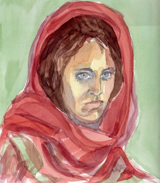 Junge-Frau