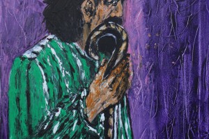 Schamane – Acryl 40x50 cm 2025