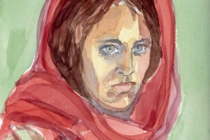 Junge-Frau