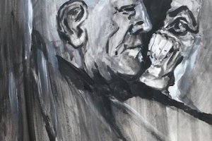 Kellertrunk-Graphit-Aquarell-36x48-cm-2025