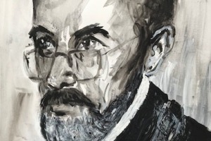 Praesenz-Graphit-Aquarell-2025-36x48-cm