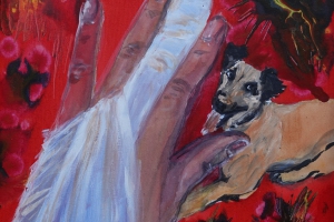 VERbunden-Farbtusche-Acryl-auf-Leinwand-40x40-cm-2026