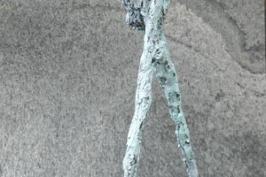 Schreitender Mann , Figur a la Giacometti