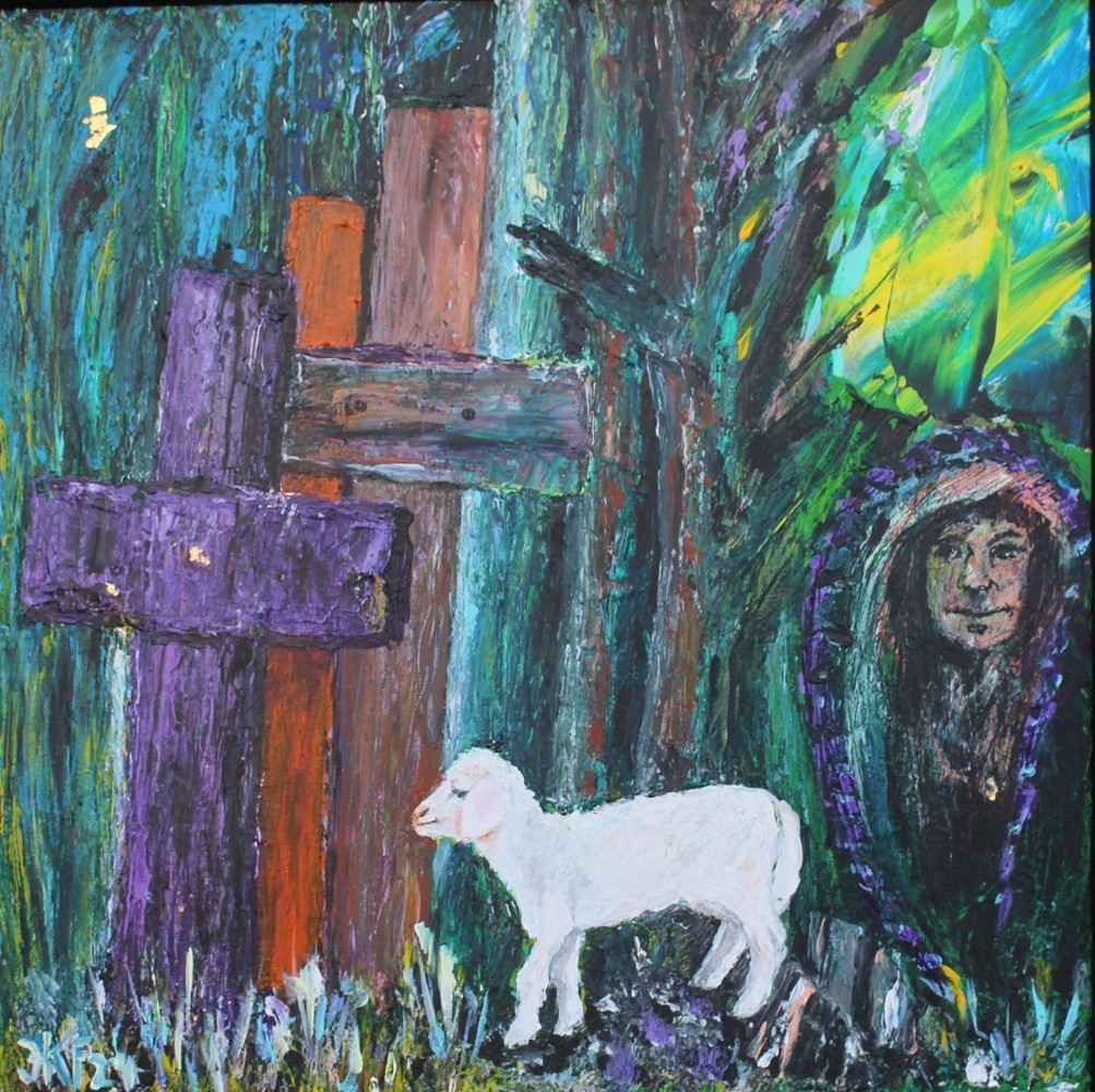Eremitin 2 Acryl 60x60 cm 2024