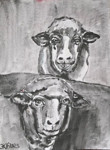 Gehen-oder-bleiben-Graphit-Aquarell-2025-36x48-cm