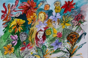 Blumenköpfe anderer Art