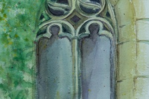 Gotisches Klosterfenster