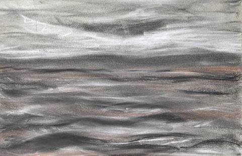 Am-grauen-Meer-Kolhle-2025-50x70-cm