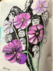 Blumenköpfe