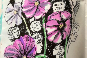 Blumenköpfe